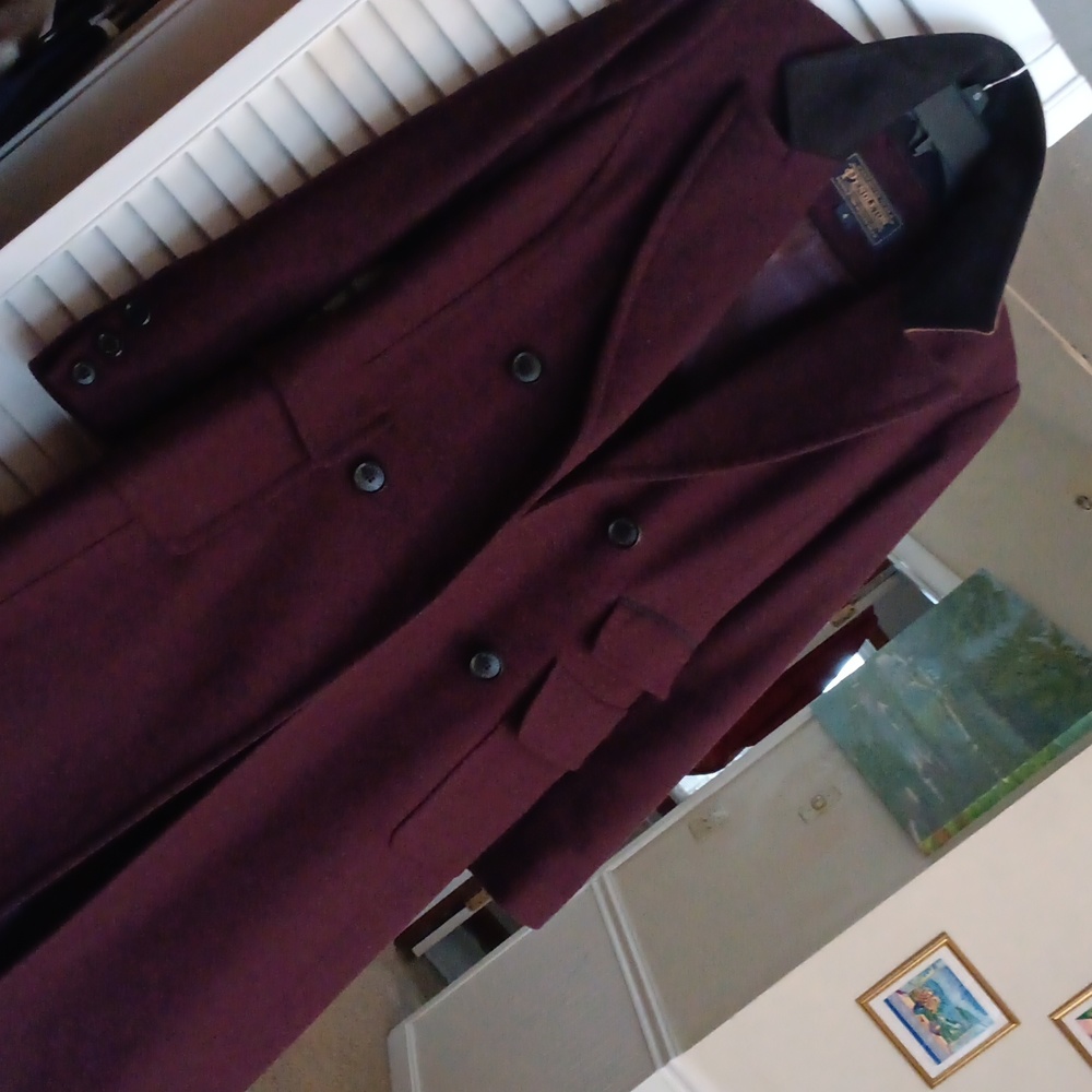 Pendleton Long Purple Jacket - Picture 7 of 9